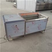 鮮花生胡蘿卜紫薯地瓜不銹鋼U型毛輥清洗機(jī)